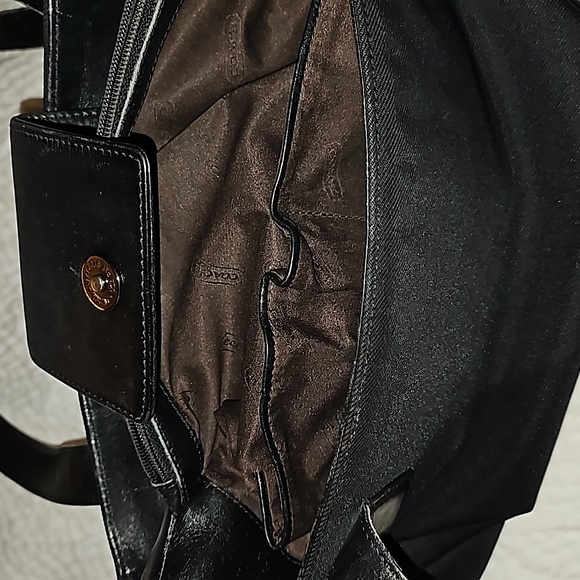 Coach Bags Coach Vintage 7402 Legacy Nylon/Leather Black VGUC - Picture 10 of 17